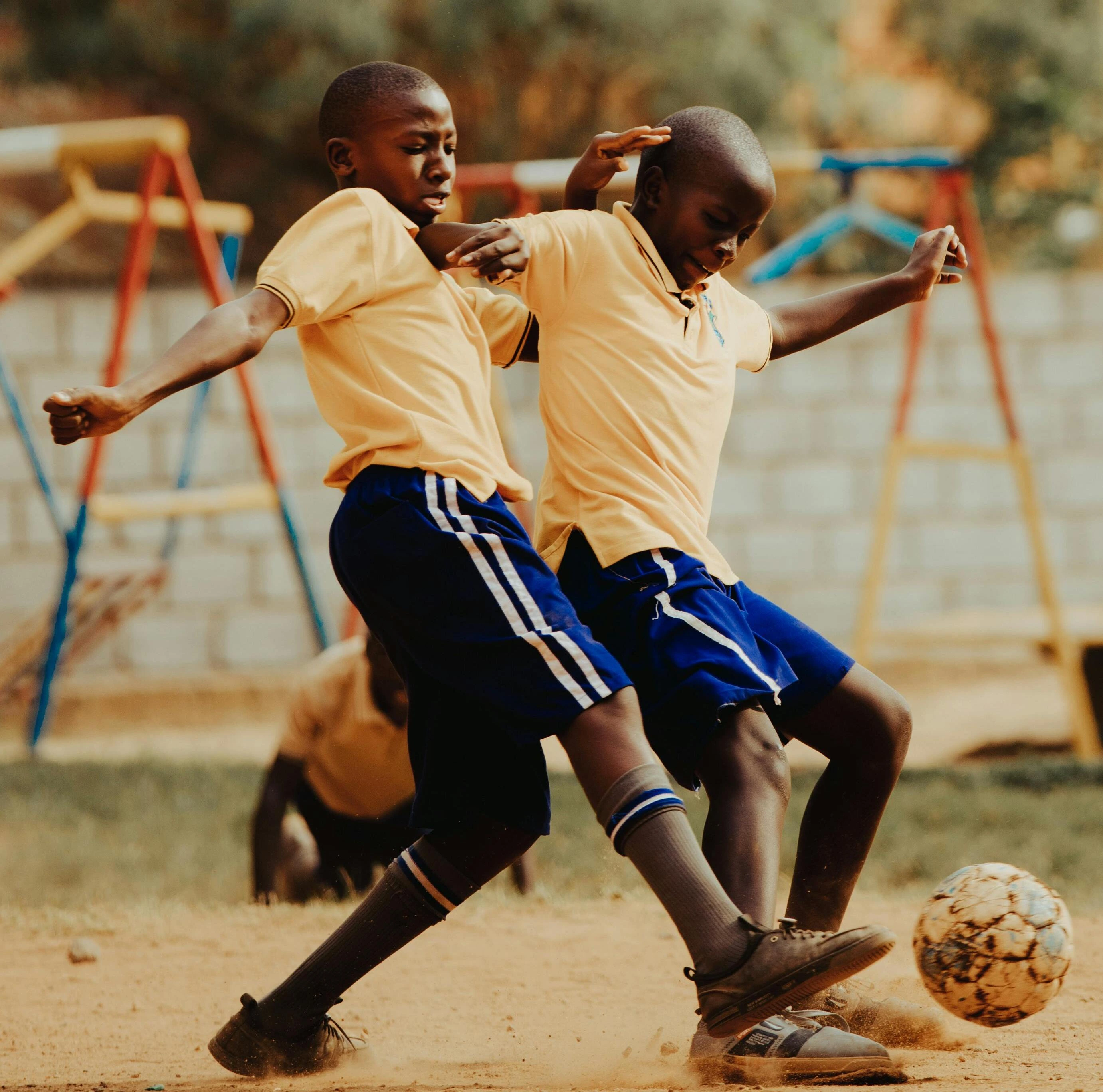 Children playing in Lusaka, Zambia